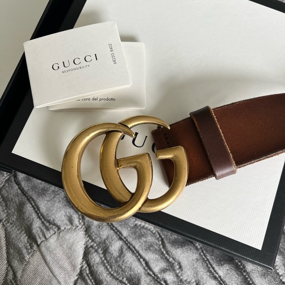 Brown Gucci Belt 75size - Picture 1 of 6